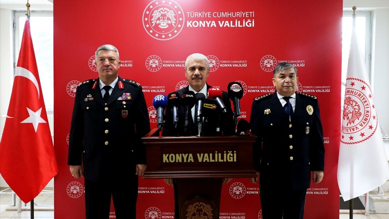 Konya'da Yılbaşı İçin 4.409 Kolluk Kuvveti Görevde