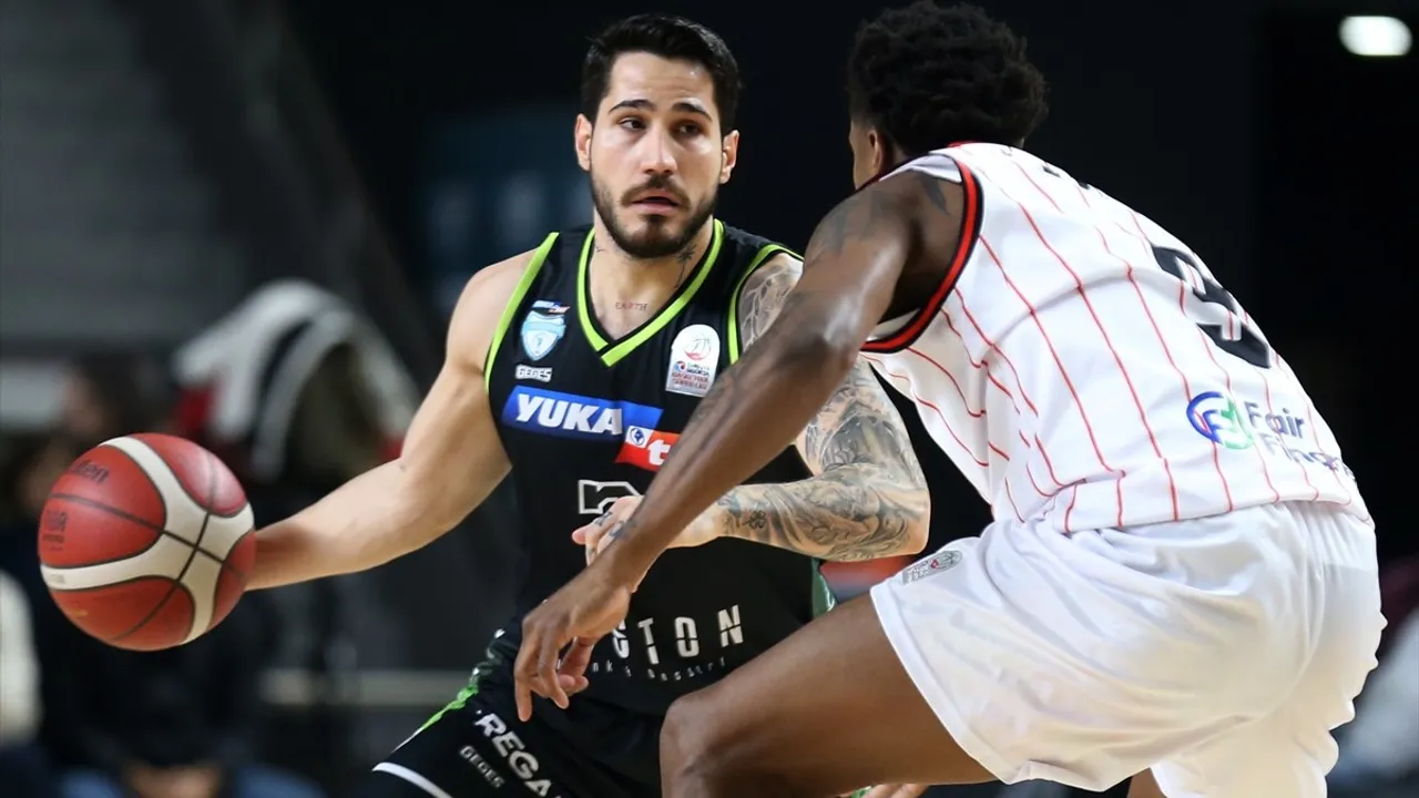 Manisa Basket, Yukatel Merkezefendi'yi 80-75 Yenerek 10. Haftada Galip Geldi