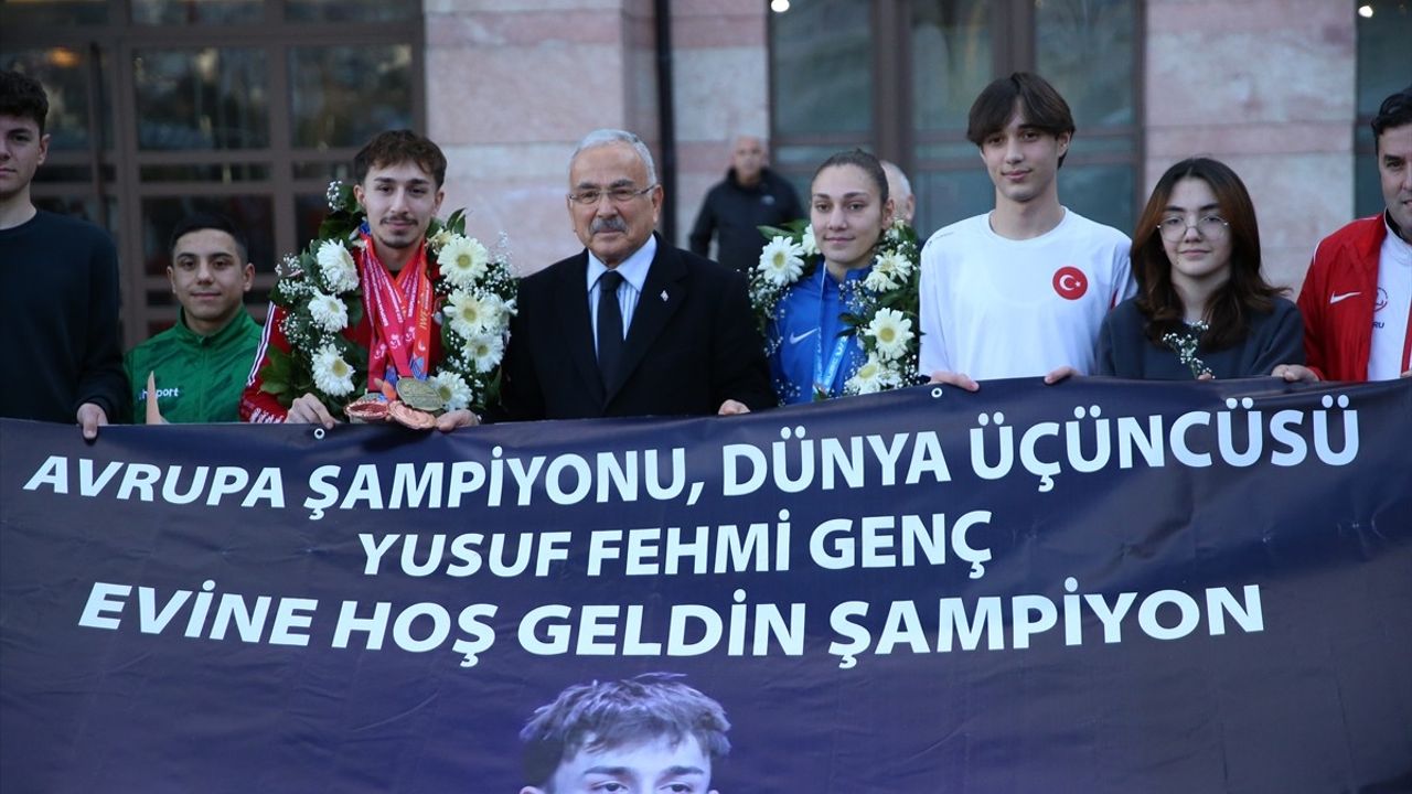 Milli Halterci Yusuf Fehmi Genç, Ordu'da Coşkuyla Karşılandı