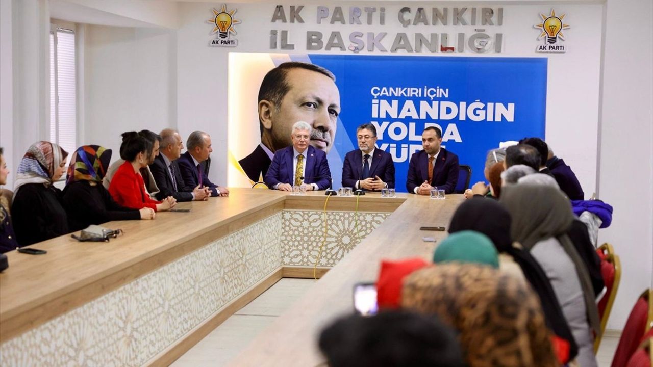 Tarım ve Orman Bakanı Yumaklı'dan AK Parti Çankırı İl Başkanlığına Ziyaret