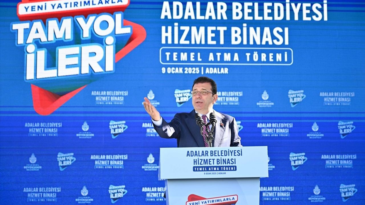 Adalar Belediyesi Hizmet Binasının Temeli Atıldı