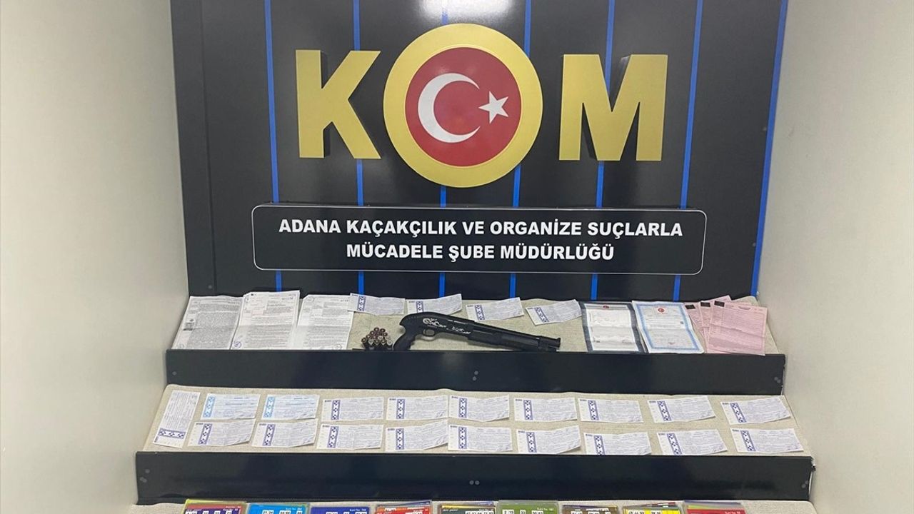 Adana'da Tefecilik ve Kumar Operasyonunda 5 Şüpheli Yakalandı