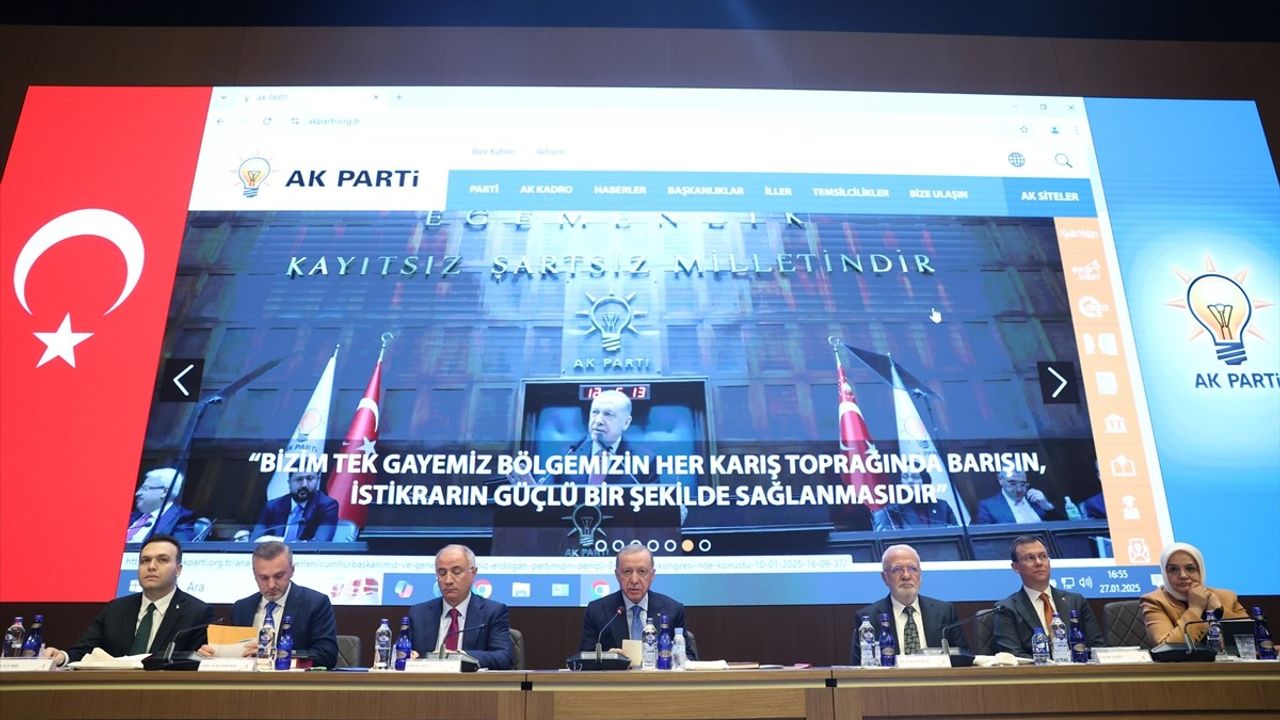 AK Parti MKYK, Erdoğan Başkanlığında Toplandı