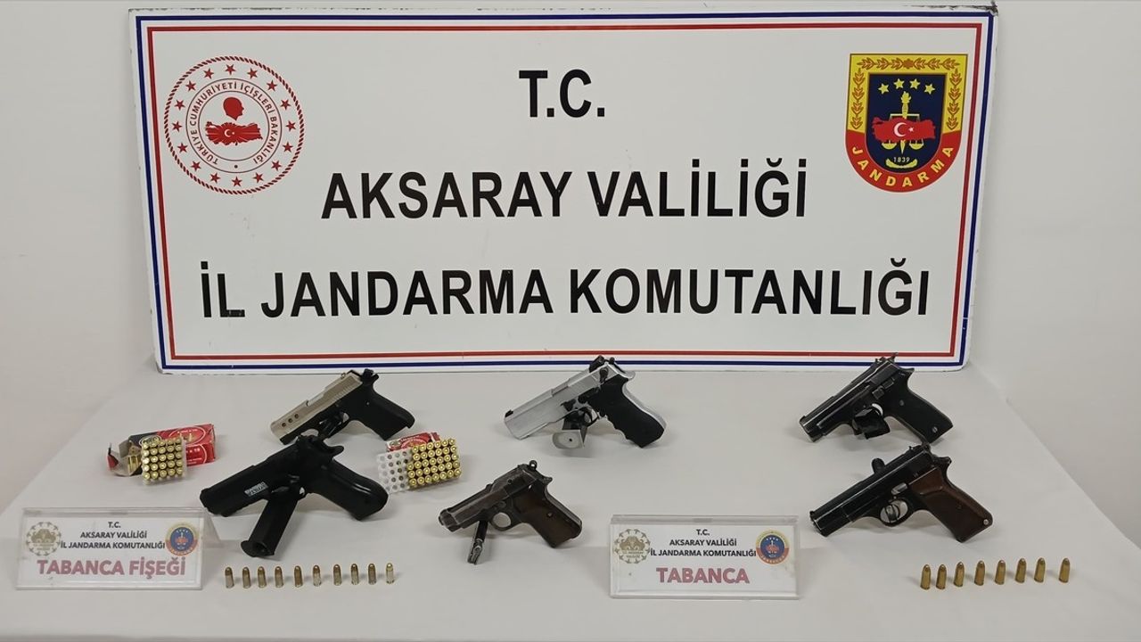 Aksaray'da Silah Kaçakçılığı Operasyonunda Şüpheli Tutuklandı