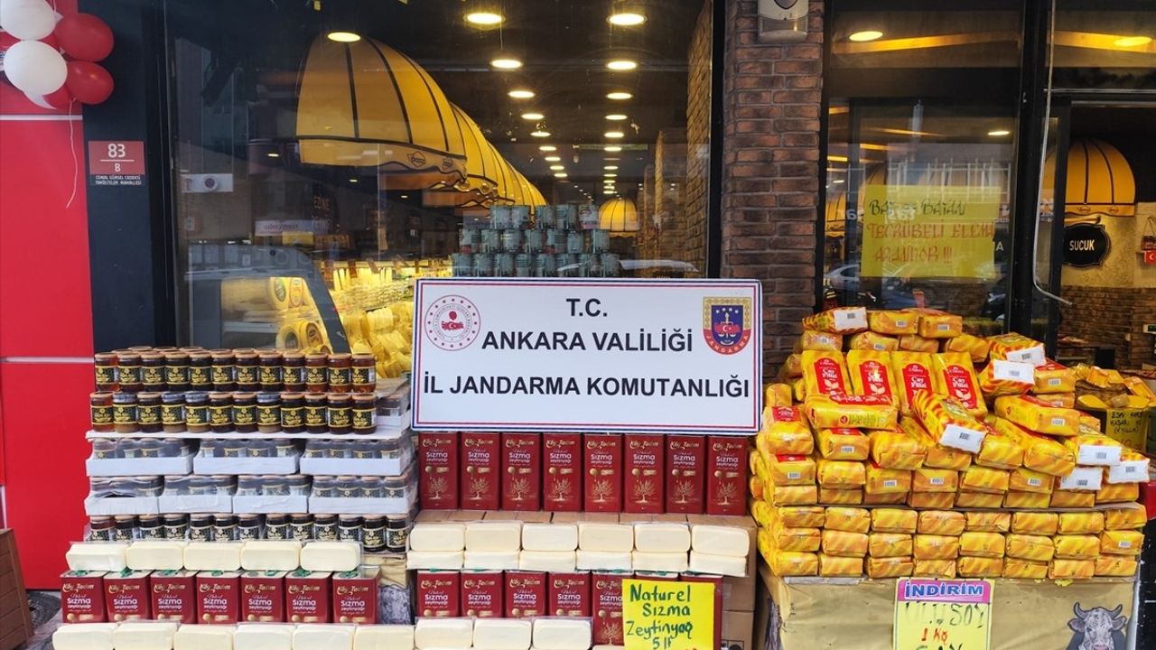 Ankara'da Sahte Gıda Maddelerine Operasyon: Binlerce Litre Kaçak Ürün Ele Geçirildi