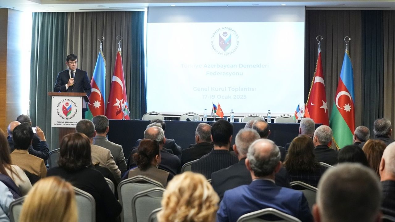 Azerbaycan Diaspora Komitesi Başkanı Muradov, TADEF Genel Kurulu'na Katıldı