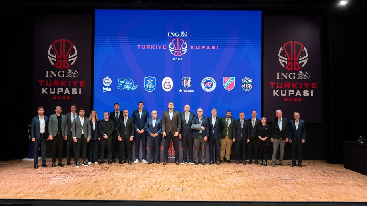 Basketbol ING Türkiye Kupası Çeyrek Final Kura Çekimi Gerçekleşti