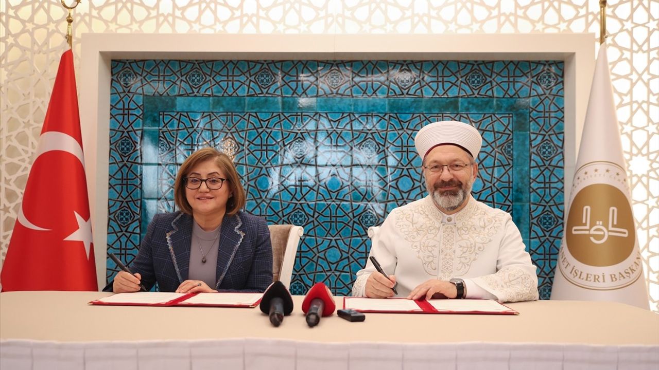 Diyanet ile Gaziantep Belediyesi Arasında Yayın İşbirliği Protokolü İmzalandı