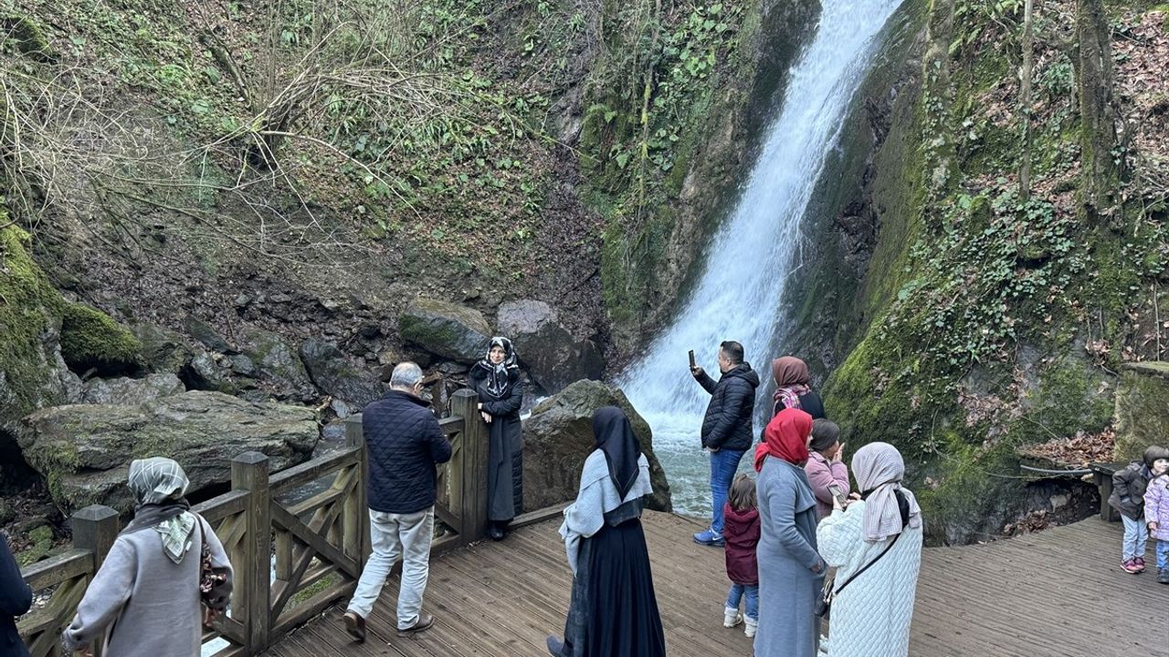 Düzce Tabiat Parkları, Yarıyıl Tatilinde Ziyaretçi Akınına Uğradı