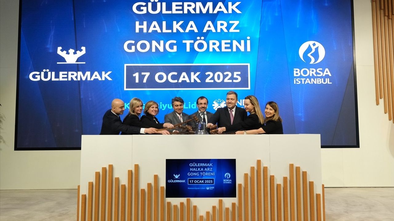 Gülermak Borsa İstanbul'da Halka Arzla Yeni Bir Döneme Girdi