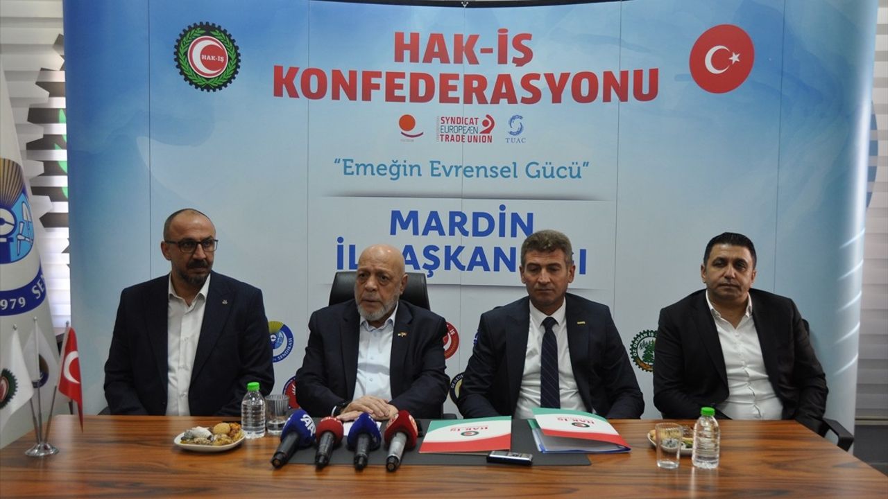 HAK-İŞ Genel Başkanı Arslan, Terörle Mücadelede Kararlılık Vurguladı