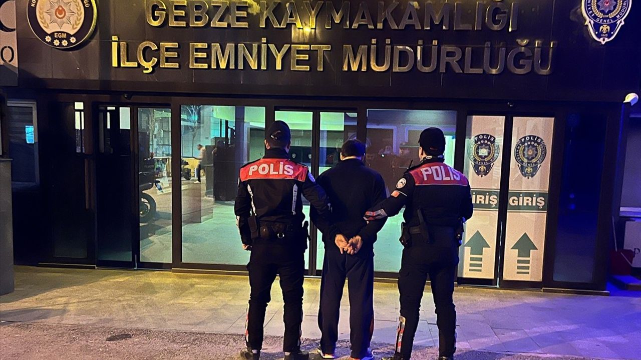 Kocaeli'de 21 Yıl 8 Ay Hapis Cezası Olan Hükümlü Yakalandı