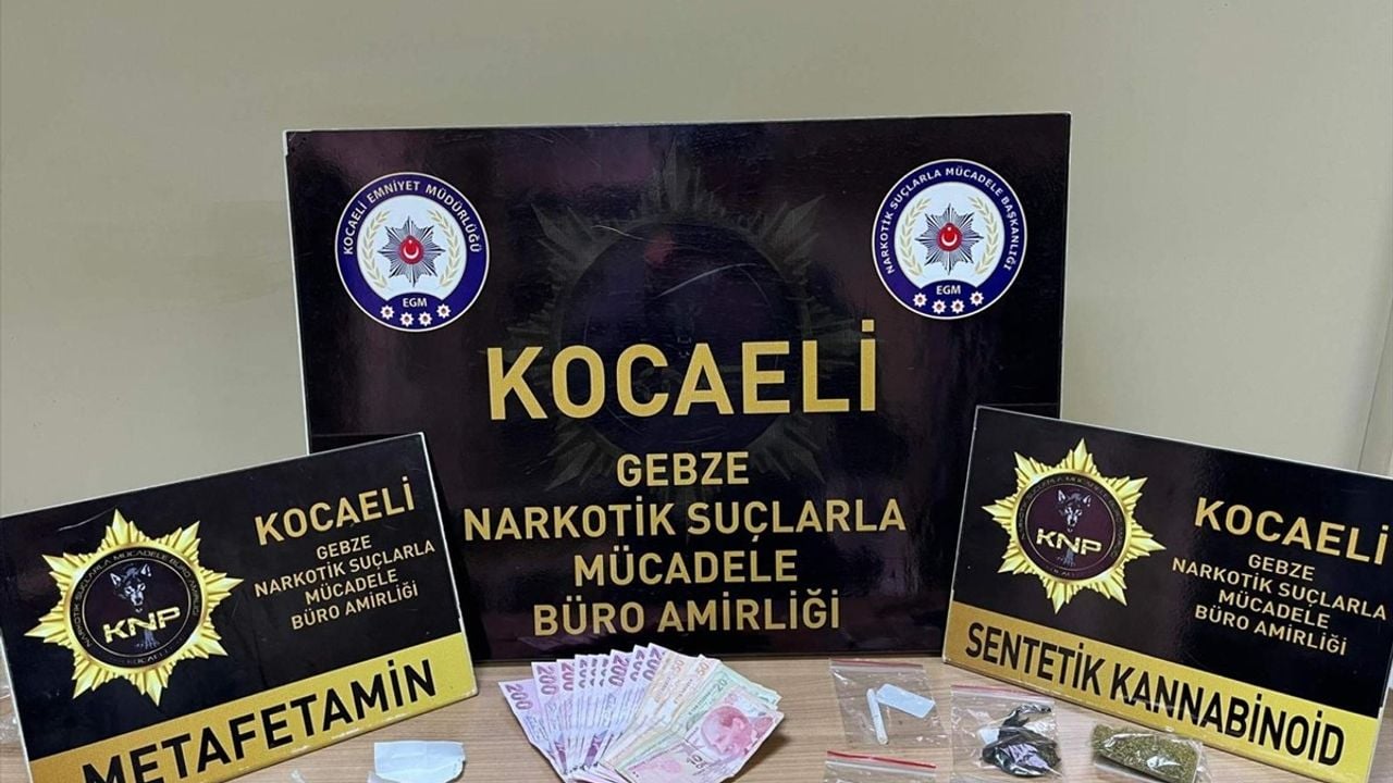 Kocaeli'de Uyuşturucu Operasyonunda 3 Zanlı Tutuklandı