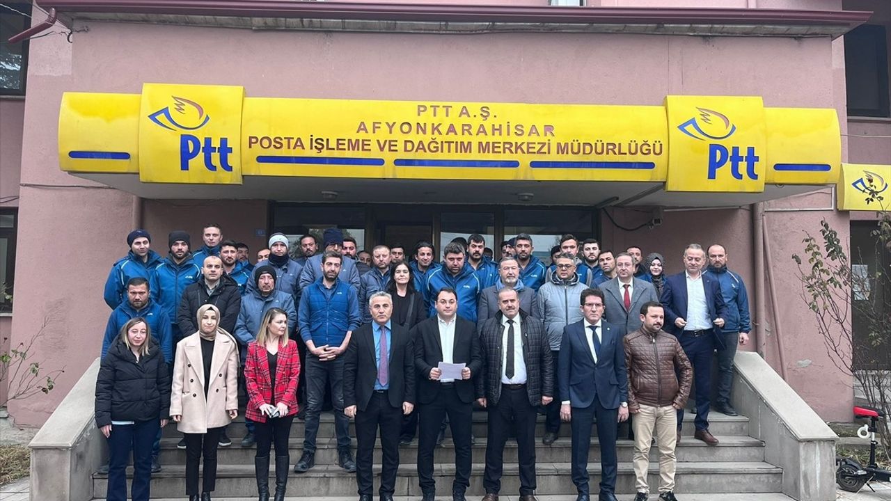 Rize'de PTT Çalışanlarının Ölümü, Konya ve Afyon'da Protesto Edildi