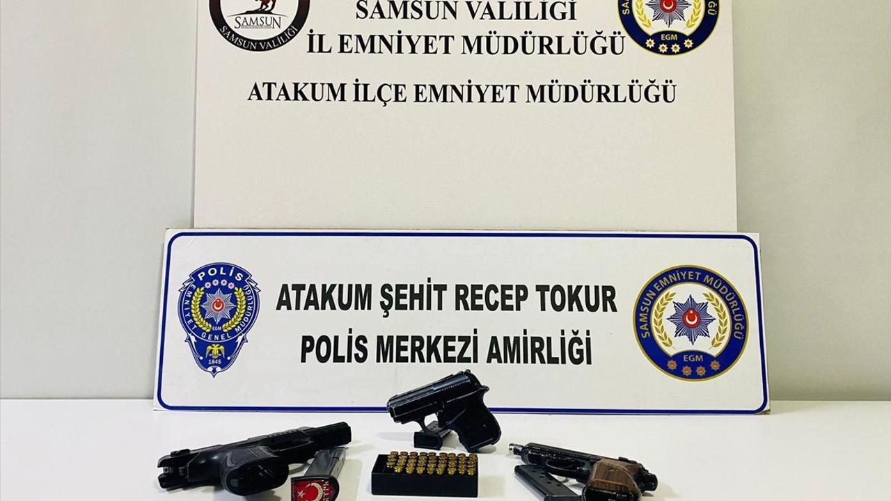 Samsun'da Silah Kaçakçılığı Operasyonu: 2 Zanlı Yakalandı