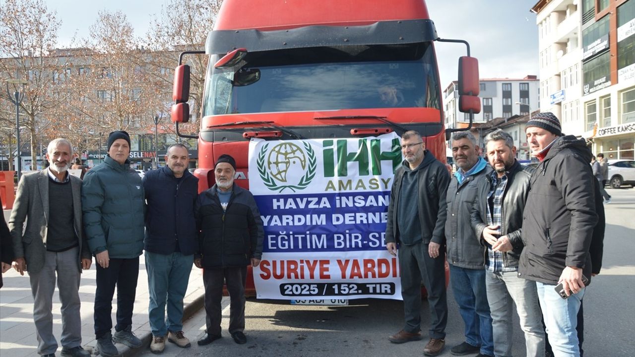 Samsun'dan Suriye'ye 600 Çuval Un Gönderildi