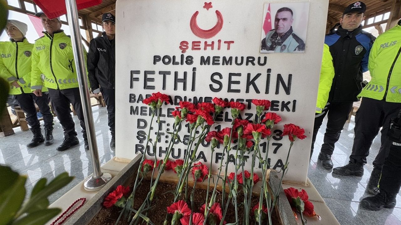 Şehit Polis Fethi Sekin, Elazığ'da Anıldı