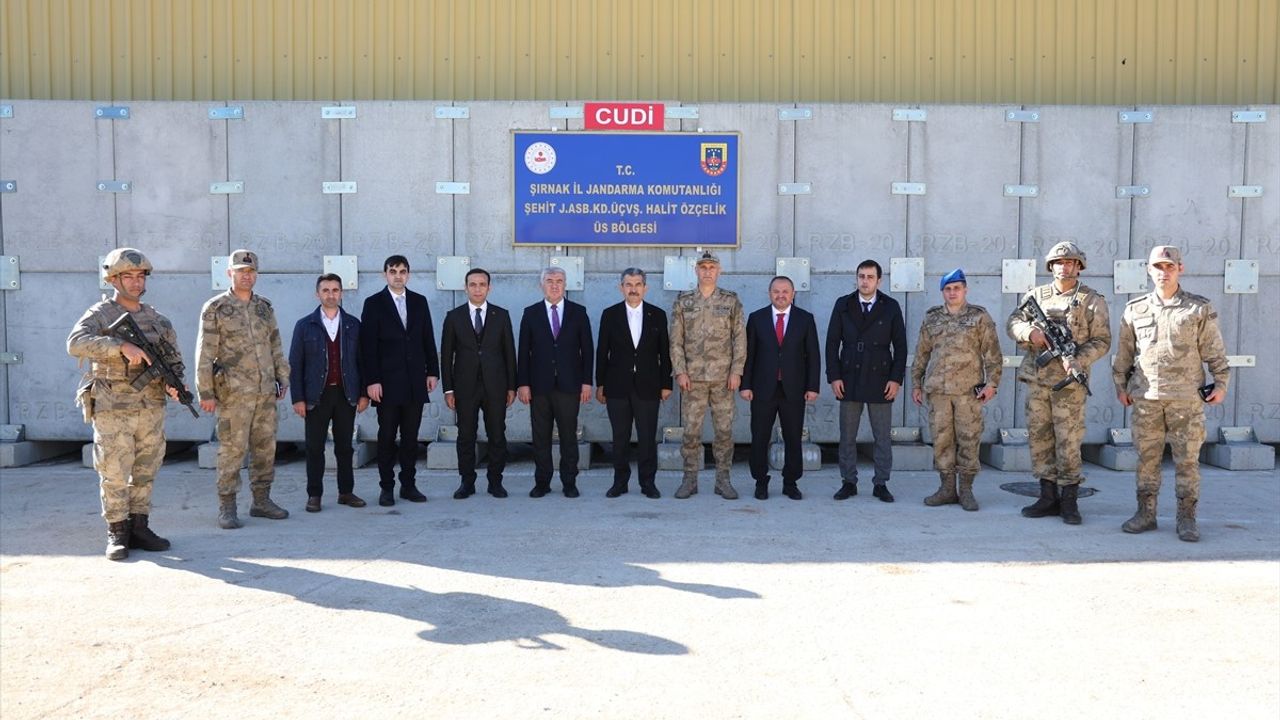 Şırnak Valisi Birol Ekici, Cudi Dağı Sefine Bölgesini Ziyaret Etti