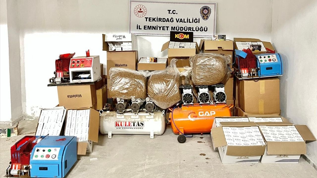 Tekirdağ'da Kaçakçılık Operasyonunda 13 Gözaltı