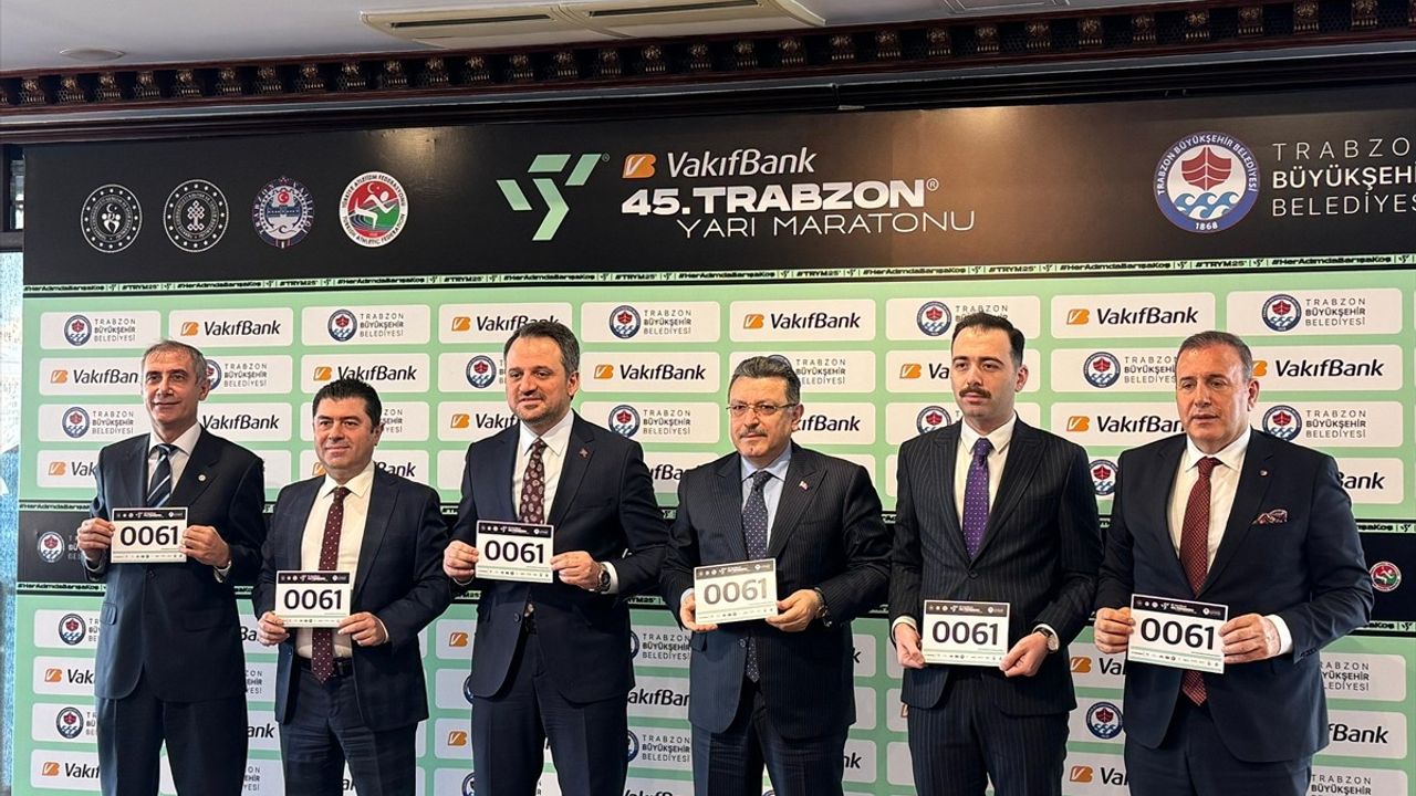 45. Uluslararası Trabzon Yarı Maratonu 23 Şubat'ta Gerçekleşecek