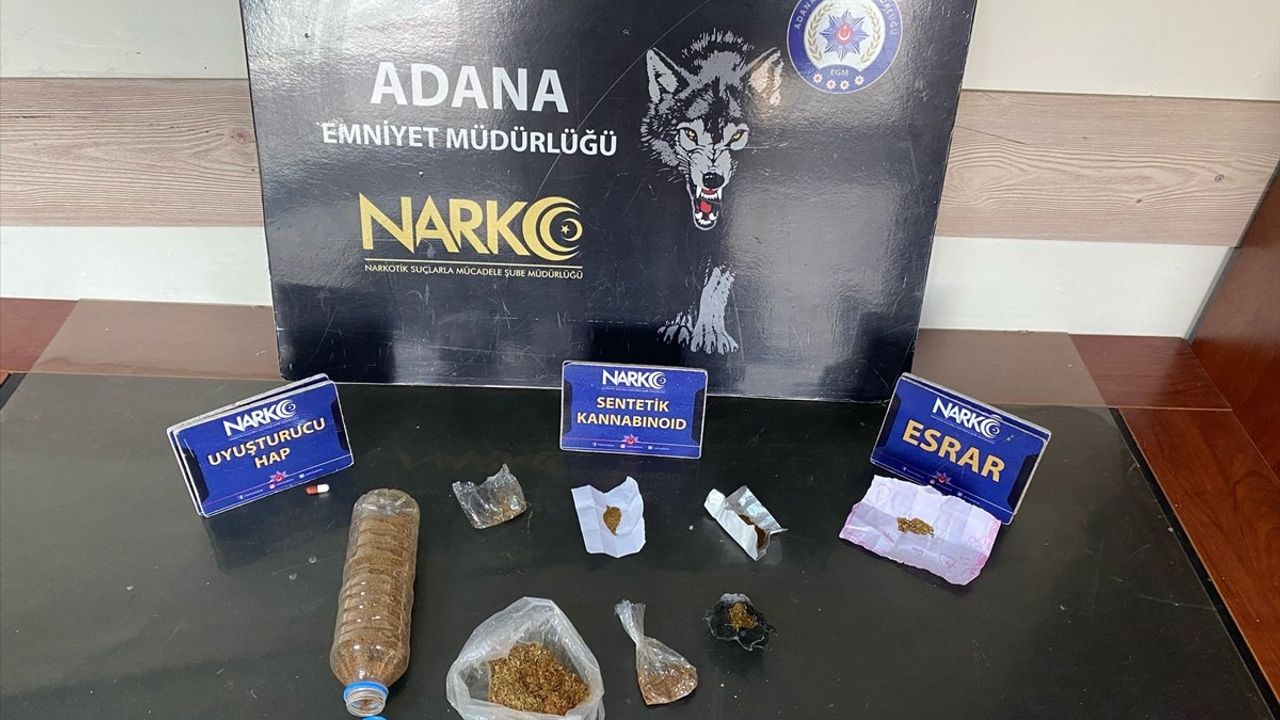 Adana'da Uyuşturucu Operasyonunda 4 Zanlı Tutuklandı