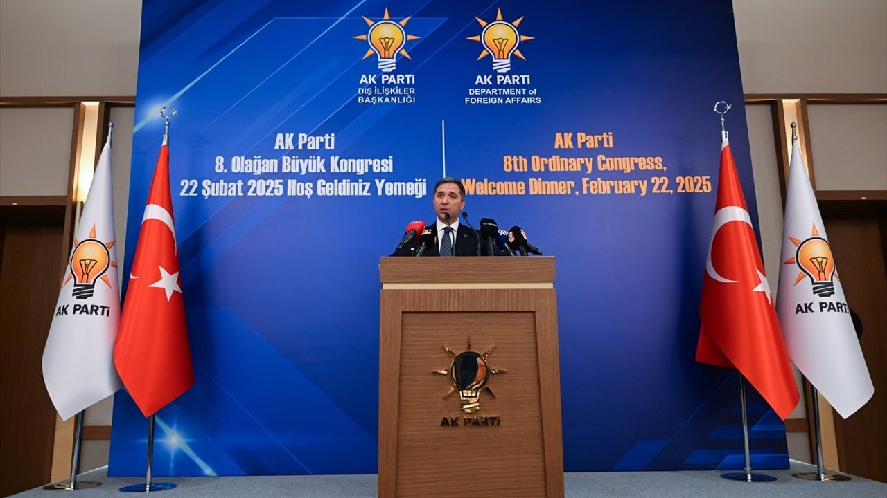 AK Parti 8. Olağan Büyük Kongresi öncesi Yabancı Misafirlere Özel Akşam Yemeği