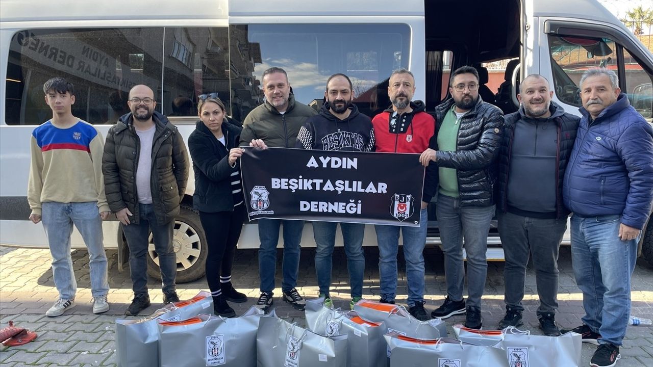 Aydın Beşiktaşlılar Derneği'nden Hatay'daki Depremzedelere Destek