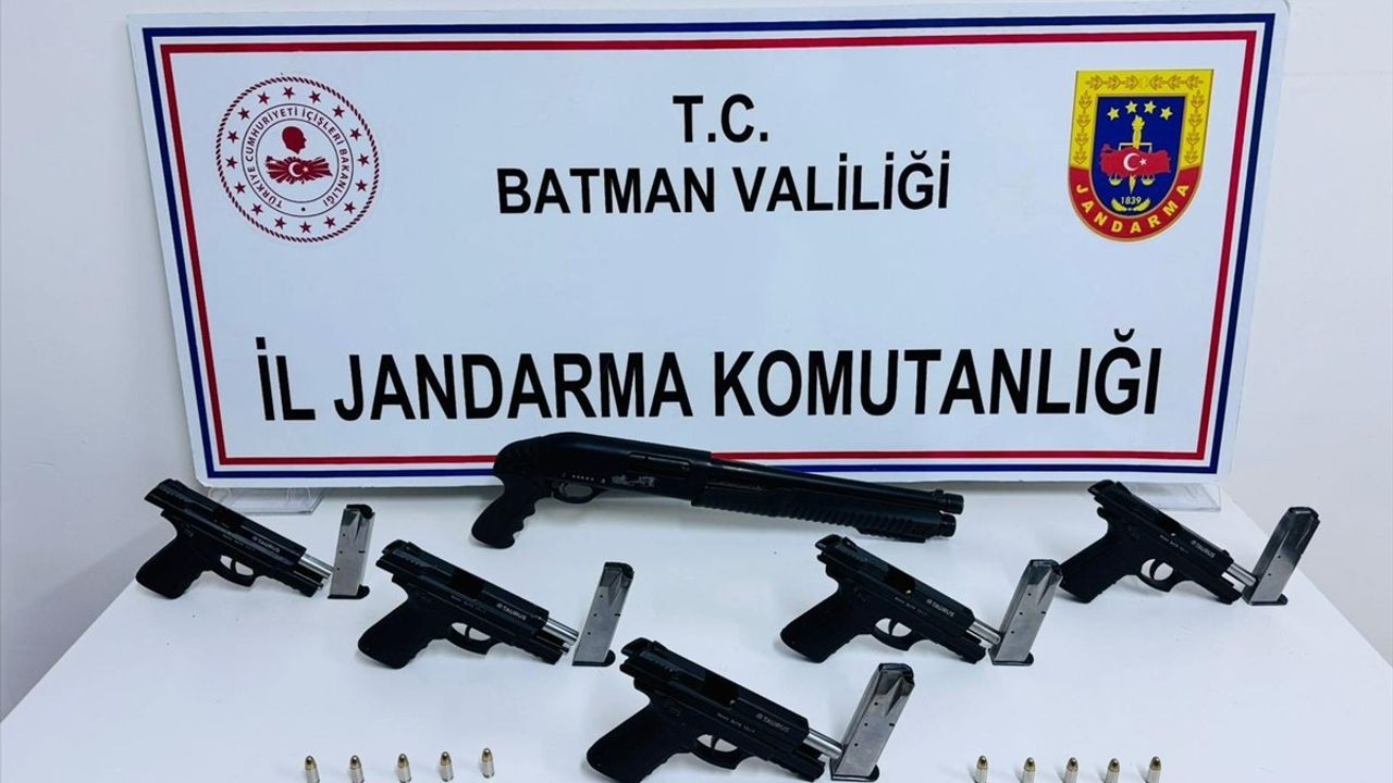 Batman'da Silah Kaçakçılığı Operasyonu: Bir Şüpheli Tutuklandı