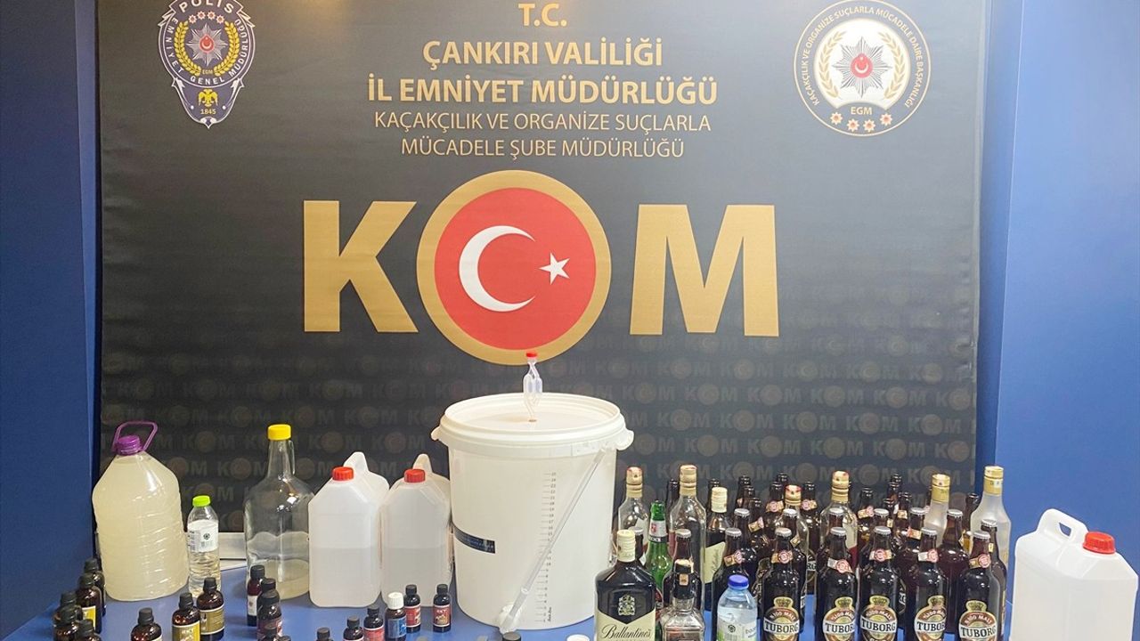 Çankırı'da Sahte İçki Operasyonu: 5 Kişi Gözaltında