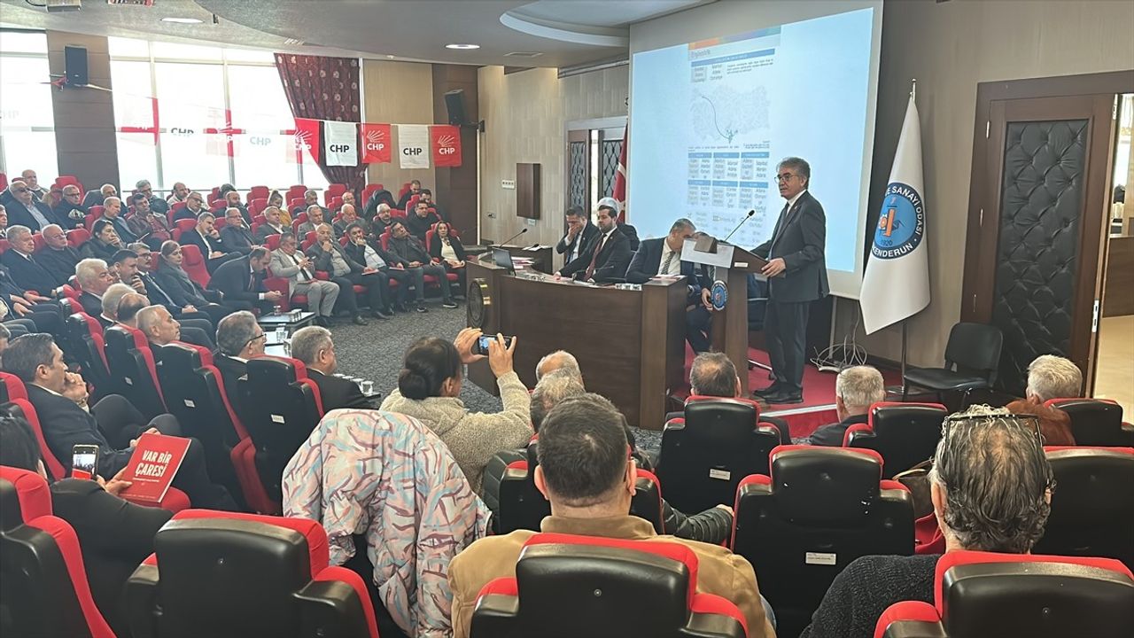 CHP Genel Başkan Yardımcısı Karatepe, Hatay'da İş Dünyasıyla Buluştu