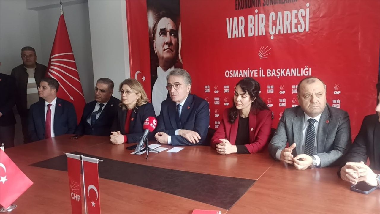 CHP Genel Başkan Yardımcısı Karatepe, Osmaniye'de Ekonomik Sorunları Görüştü