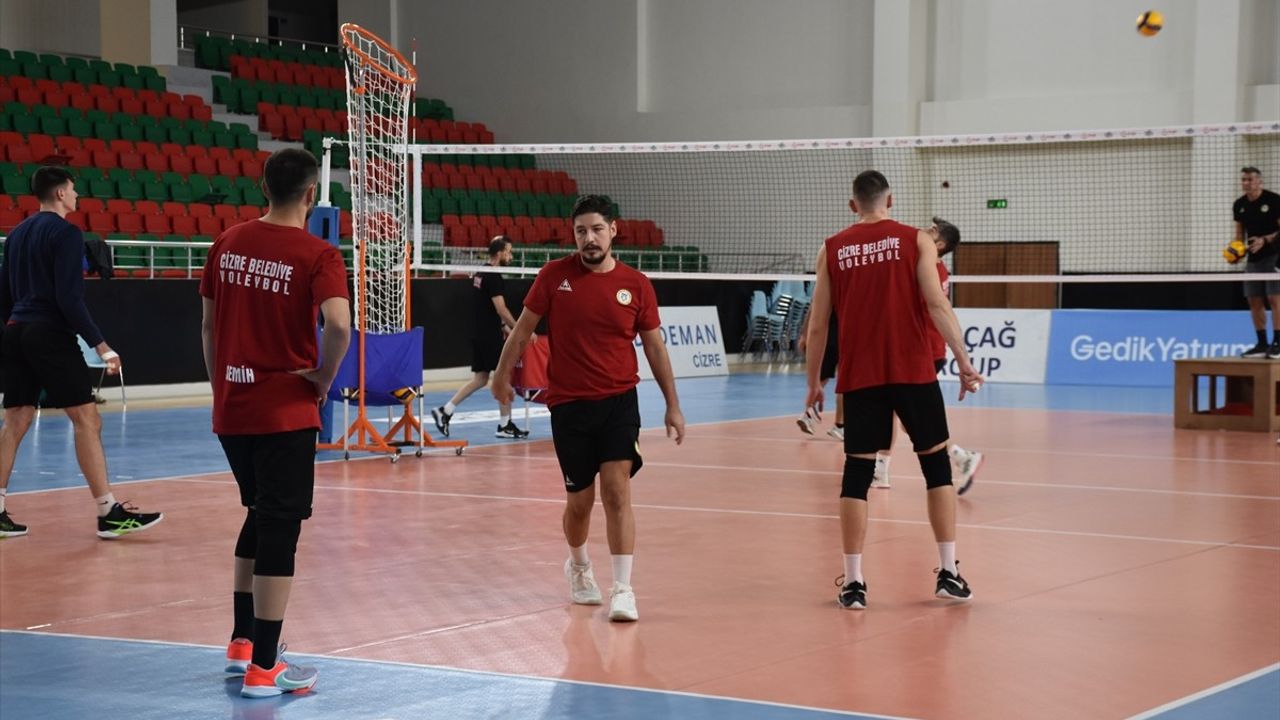 Cizre Belediyespor, Ziraat Bankkart Maçı İçin Hazırlıklarını Sürdürüyor