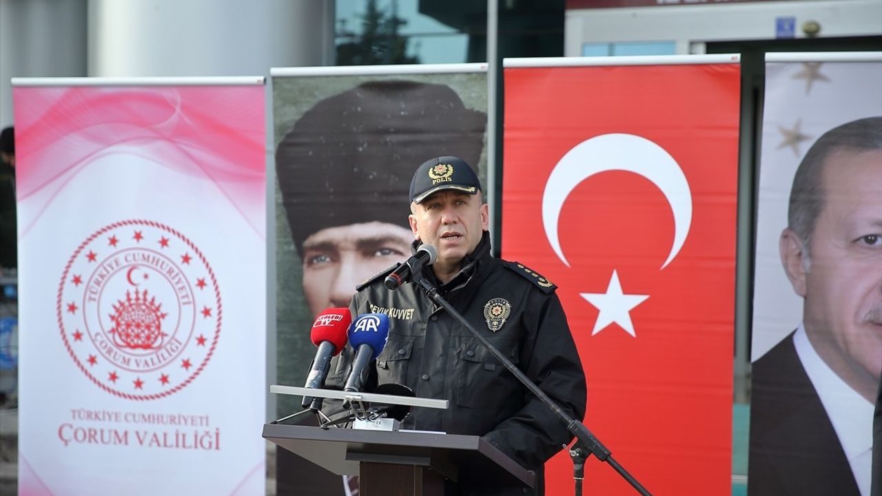 Çorum Emniyet Müdürlüğü, 21 Yeni Araçla Güvenliği Güçlendiriyor