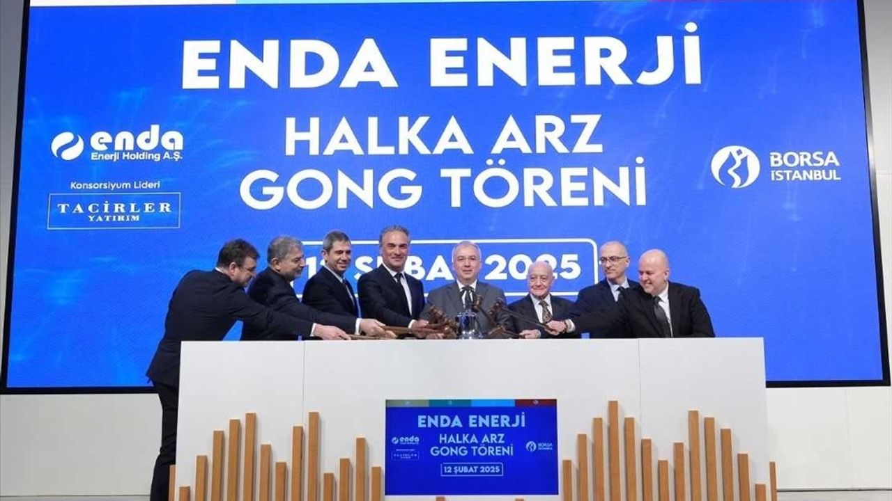 Enda Enerji'nin Borsa İstanbul'daki Debutunu Kutladı