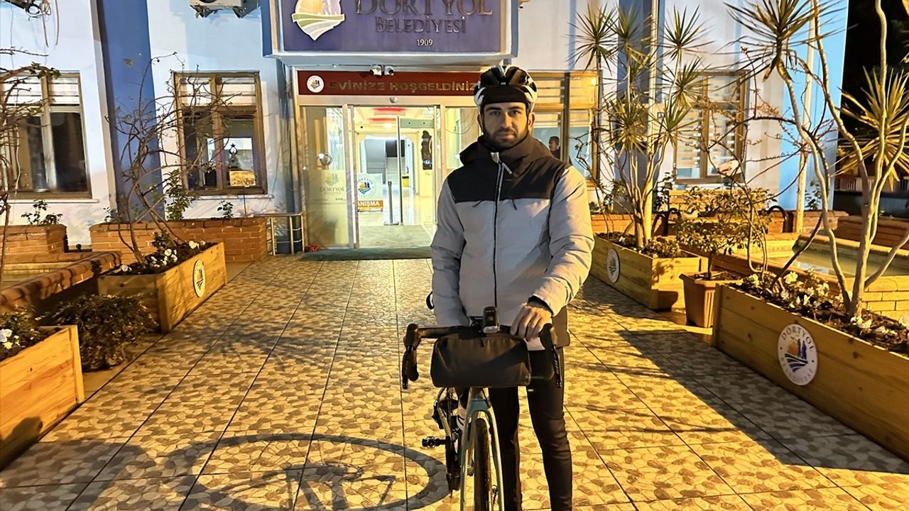 Hataylı Bisikletçi, Depremzedeler İçin 1600 Kilometre Pedal Çeviriyor
