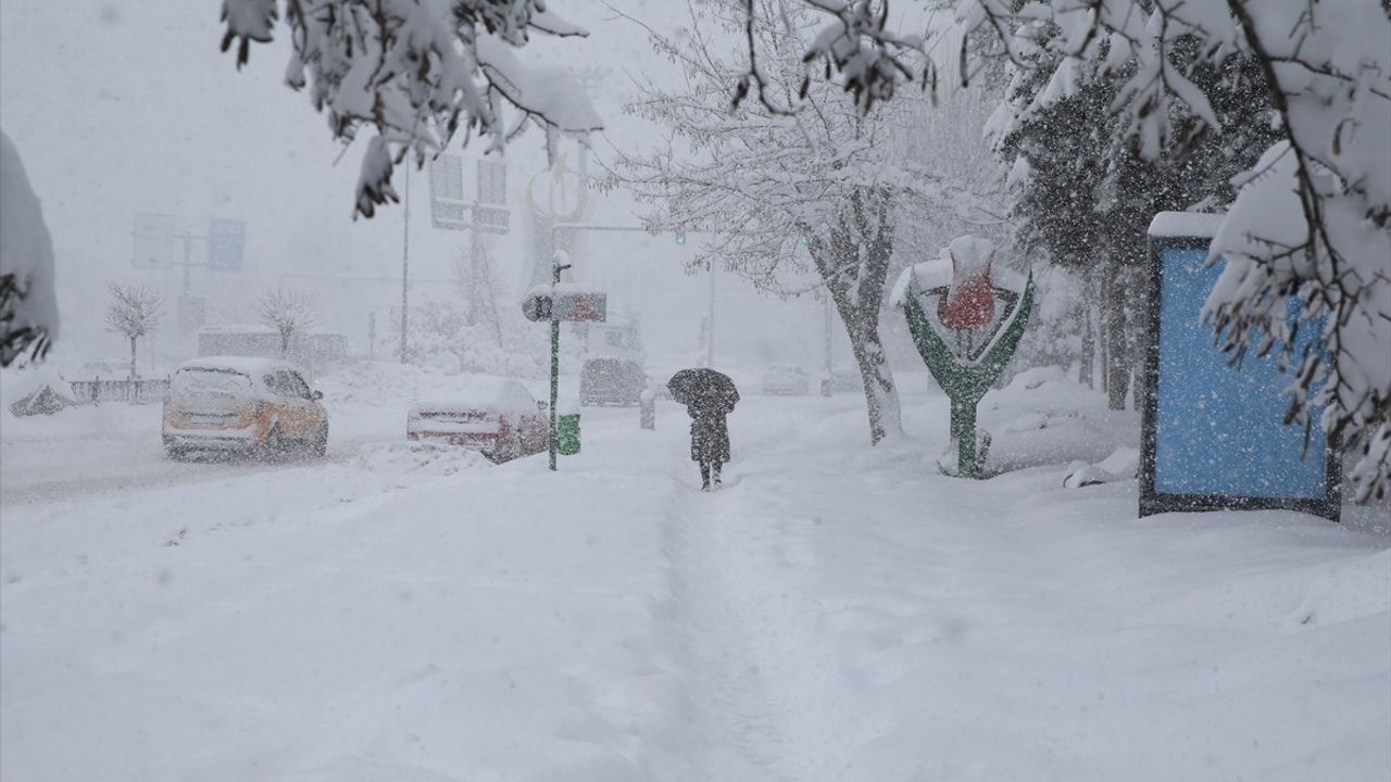 Muş'ta Kış Gerçekliği: Araçlar Karla Kaplandı