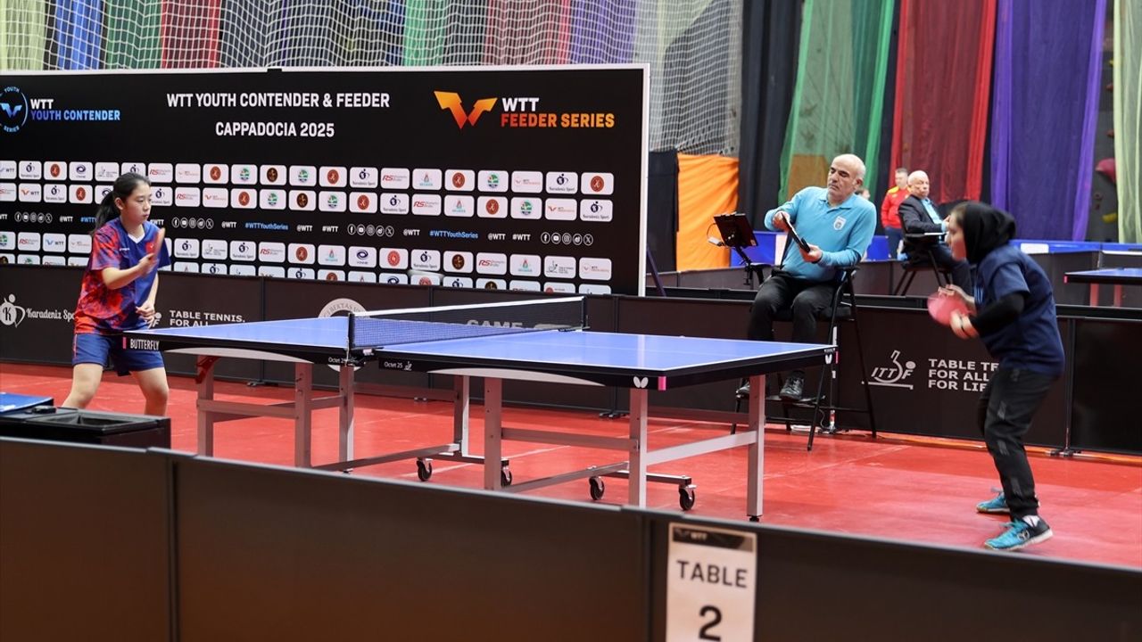 Nevşehir'de 50 Ülkeden 350 Masa Tenisçi Madalya İçin Yarışıyor
