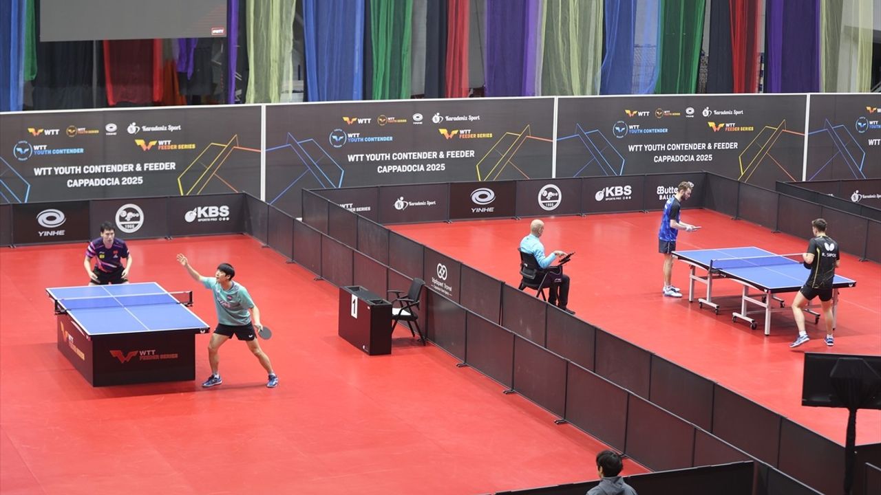 Nevşehir'de 50 Ülkeden 350 Masa Tenisçi Madalya İçin Yarıştı