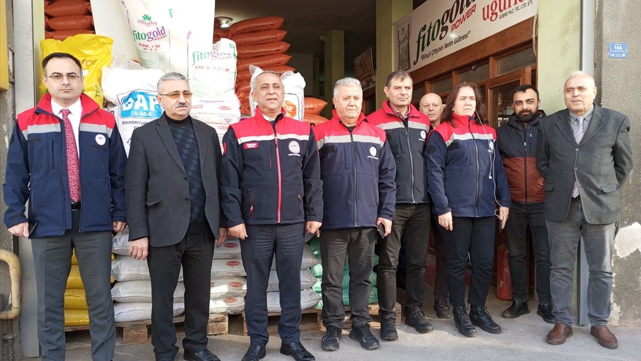 Samsun, Amasya ve Çankırı'da Gübre Bayileri Denetlendi