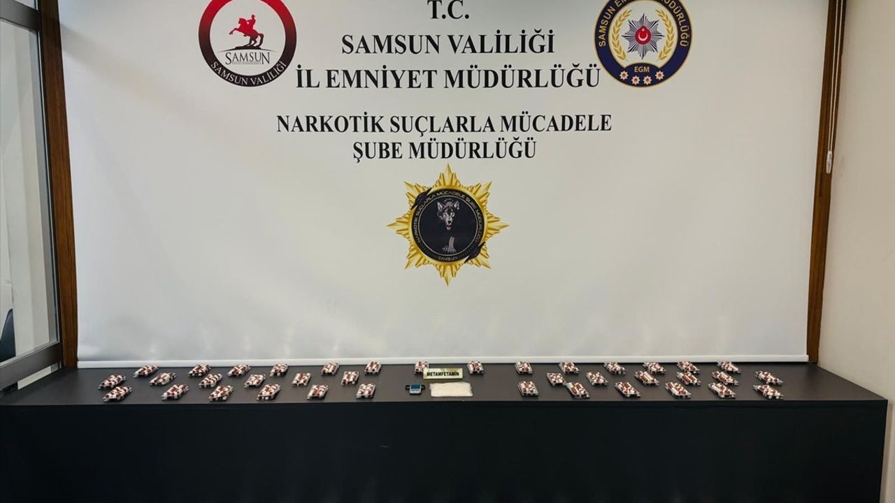 Samsun'da Uyuşturucu Operasyonu: 3 Zanlı Gözaltında