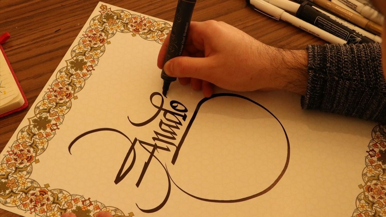 Serkan Albez: Kaligrafi Sanatında Ustalığa Ulaşan Genç Yetenek Tekirdağ'da