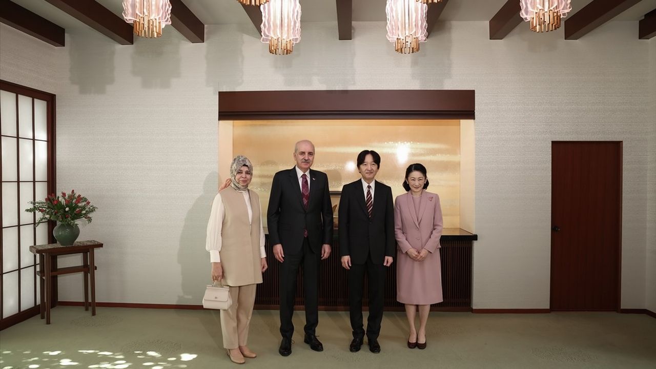 TBMM Başkanı Kurtulmuş, Japonya Veliaht Prensi Akishino ile Görüştü