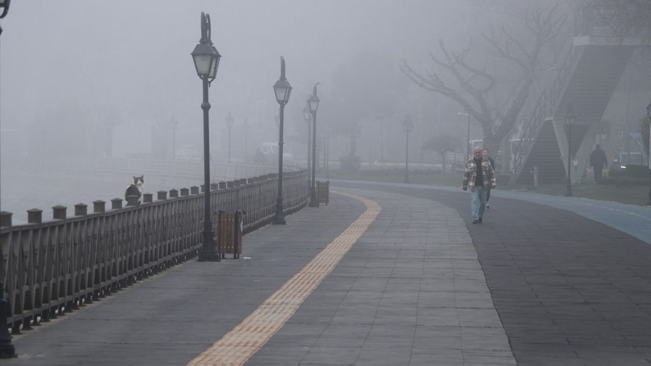 Tekirdağ'da Yoğun Sis Ulaşımı Olumsuz Etkiledi