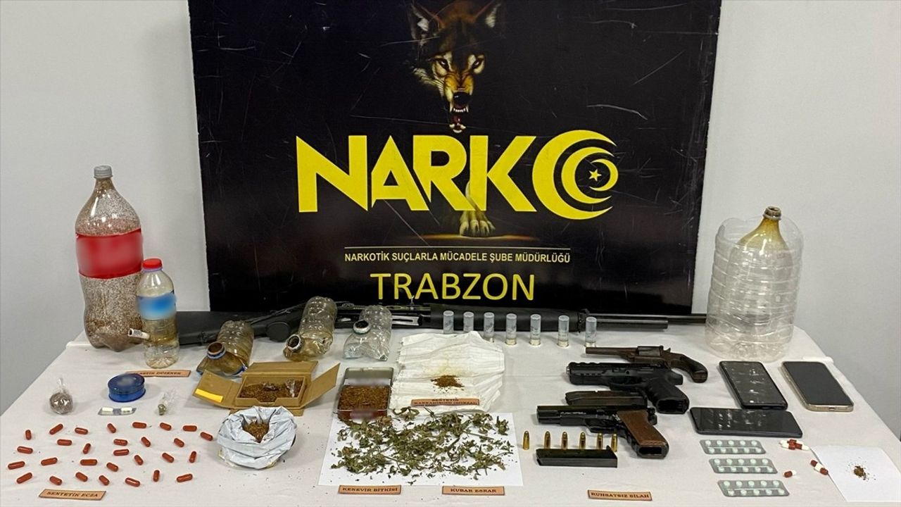 Trabzon'da Uyuşturucu Operasyonunda 11 Şüpheli Yakalandı
