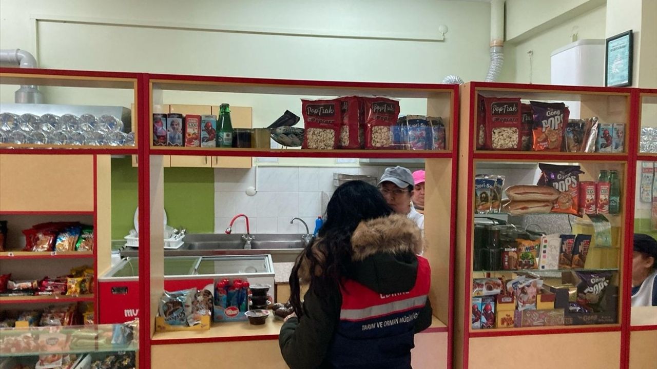 Trakya'da Okul Kantinleri ve Gıda Satış Noktalarına Sıkı Denetim