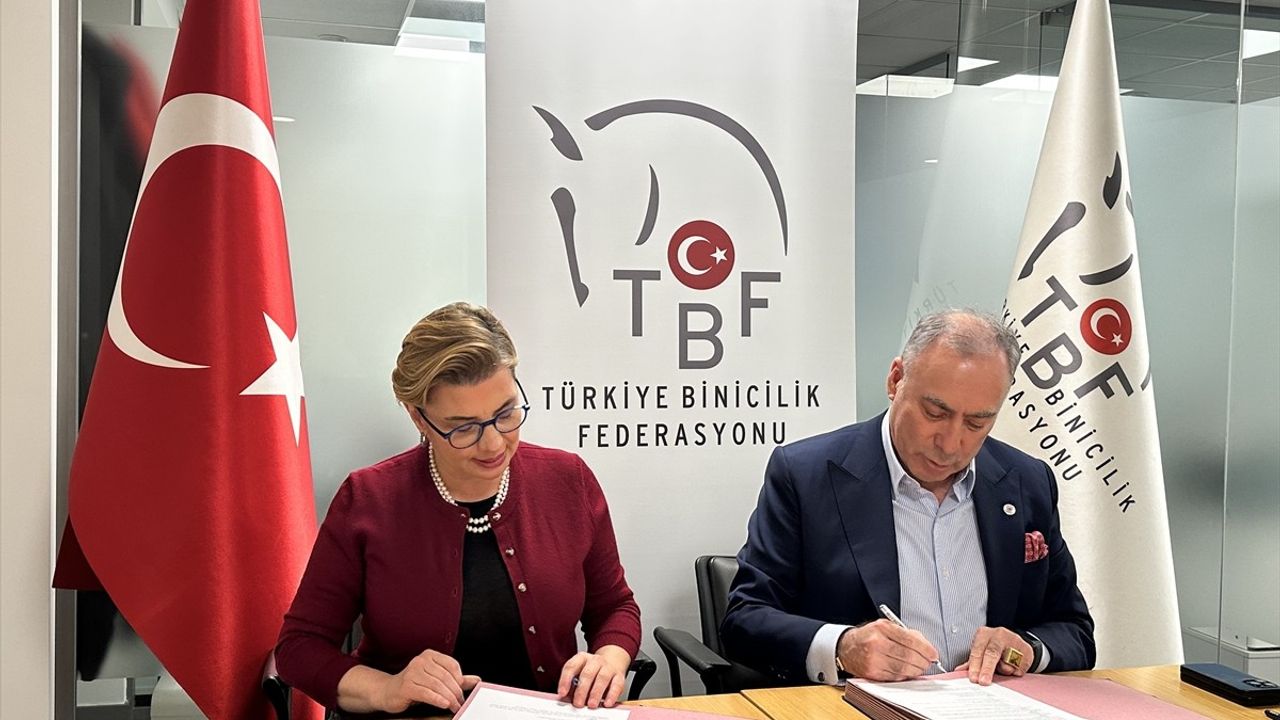 Türkiye Binicilik Federasyonu ve Türk Reasürans İş Birliği Protokolü İmzaladı