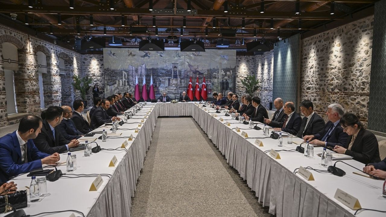 Türkiye-Katar Karma Ekonomik Komisyonu Toplantısı İstanbul'da Yapıldı