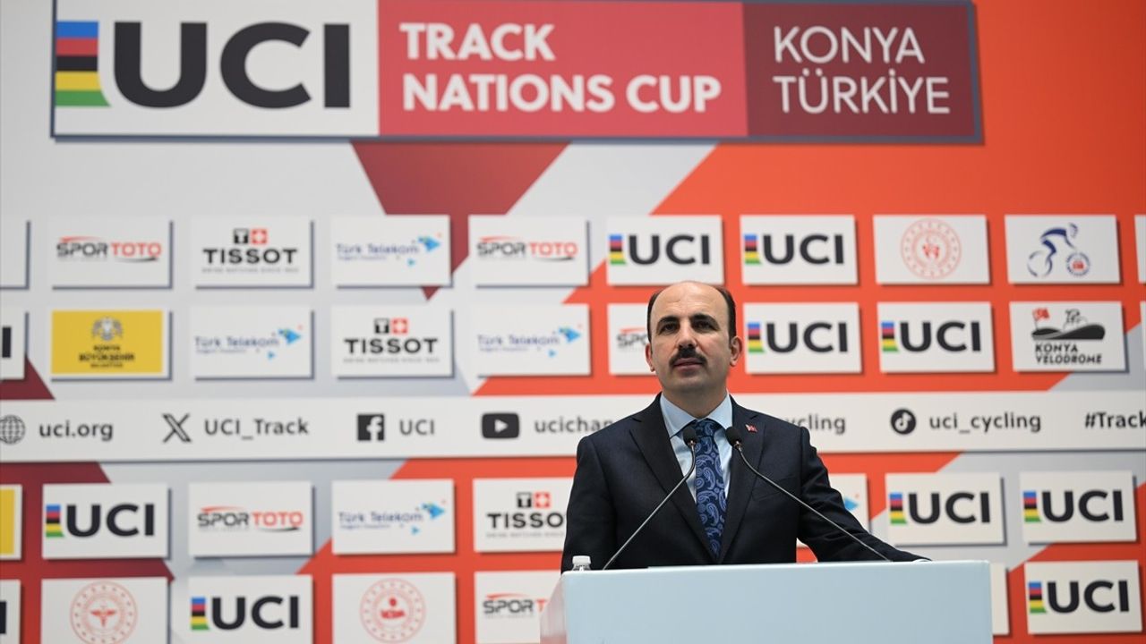 2025 UCI Pist Bisikleti Uluslar Kupası Açılış Seremonisi Konya'da Gerçekleşti