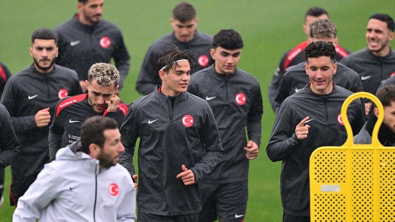 A Milli Takım Macaristan Maçı Hazırlıklarına Başladı