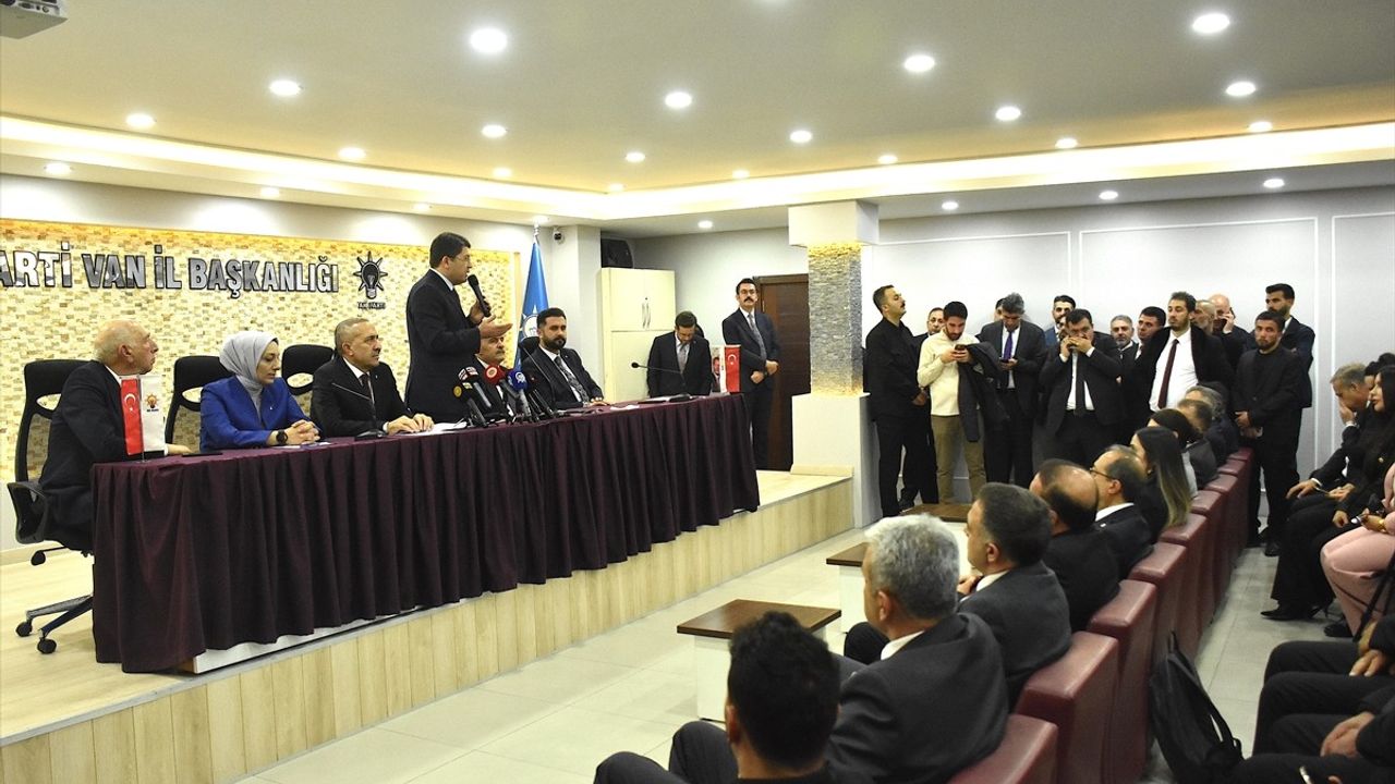 Adalet Bakanı Tunç'tan Terörle Mücadele ve Yatırımlar Açıklaması